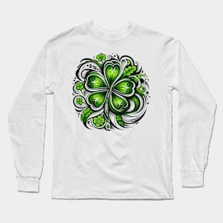 Trèfle de la saint Patrick Long Sleeve T-Shirt